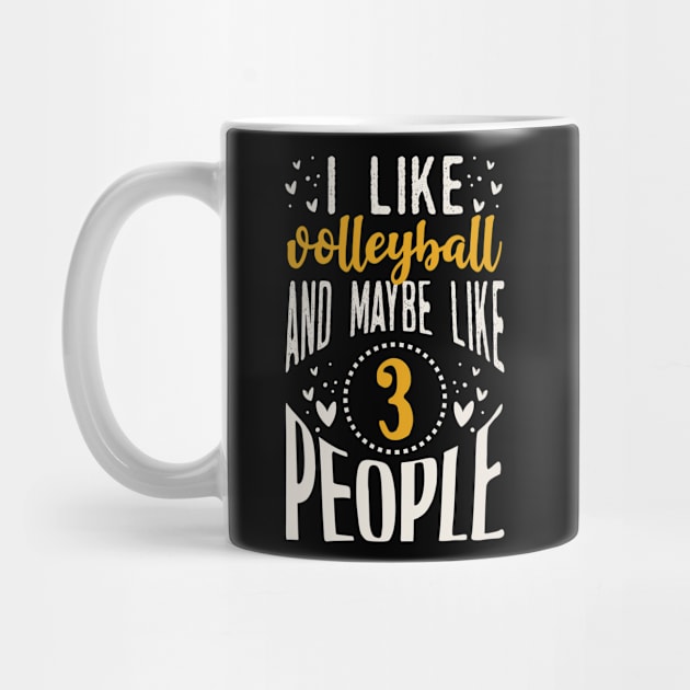 Funny Vollyball Gift by Tesszero